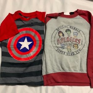 Super Heroes T-shirt and sweatshirt